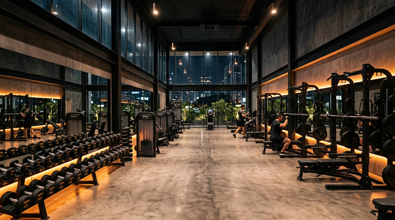 Estrutura Interna da BeFitter Academia